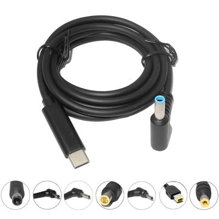 Imagem de Cabo De Carregamento Usb C Pd Tipo C Para Dc Conversor De Adaptador De Alimentação Universal Para