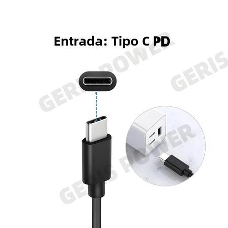 Imagem de Cabo De Carregamento Usb C Pd Tipo C Para Dc Conversor De Adaptador De Alimentação Universal Para