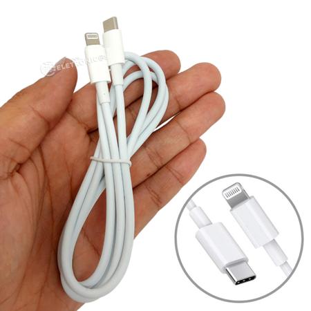 Cabo de Dados Lightning x USB-C Turbo Rápido Cabo 1 Metro LE848 - ITBLUE Imagem de Cabo de Dados Lightning x USB-C Turbo Rápido Cabo 1 Metro LE848