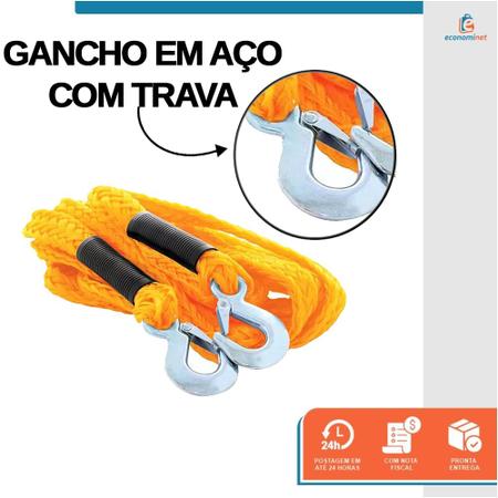 Imagem de Cabo de Nylon para Reboque Automotivo 4 metros 1500LB