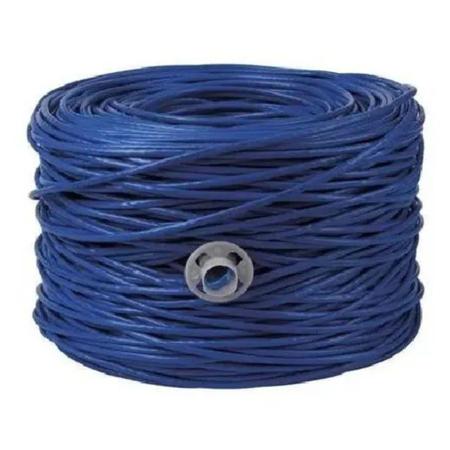 Imagem de Cabo de Rede Azul de Par Trançado para CFTV e Alarme 300 Metros 0,41mm Multilaser - SE324