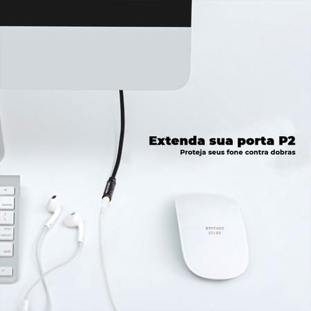 Imagem de Cabo Extensor P2 Extensao Pc Microfone Premium 5m Vention