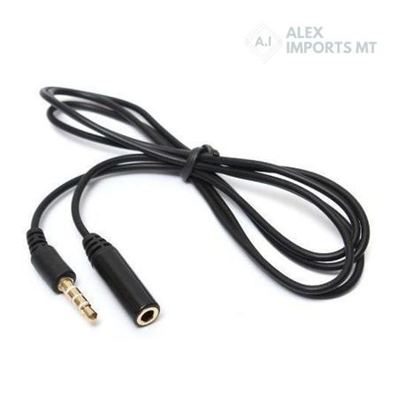 Imagem de Cabo Extensor P3 4 Vias Para Headset Celular p3 femea kabu