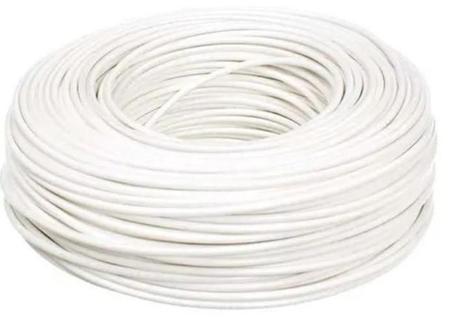 Cabo Flexível 4 Mm 20 Metros Branco - Novaeletro Imagem de Cabo Flexível 4 Mm 20 Metros Branco