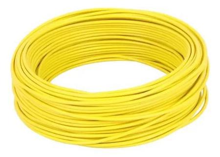 Cabo Flexível Amarelo 2,5mm 750v Rolo de 15m- Sil Imagem de Cabo Flexível Amarelo 2,5mm 750v Rolo de 15m- Sil