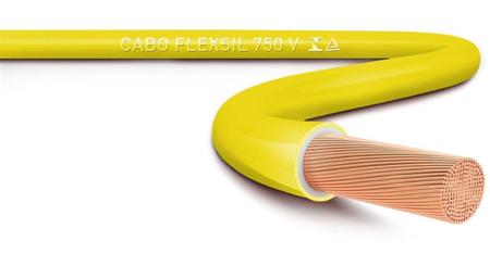 Cabo Flexível Atox 4mm Amarelo - Sil - Eletrorede Imagem de Cabo Flexível Atox 4mm Amarelo - Sil