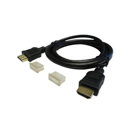 Imagem de Cabo hdmi xhdmi 2.0 5mt 30awg gold flash preto sec