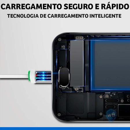 Imagem de Cabo Kaidi compatível com iPhone Usb Reforçado Turbo Lightning