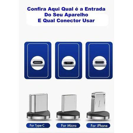 Cabo Magnético Para Celular VS - Tipo-C Usb Turbo - AL-C360 Legal 3 em 1 -  Online - Cabo para Celular - Magazine Luiza