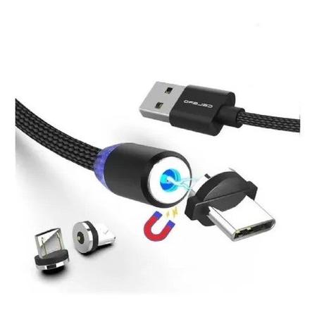 Cabo Magnético Para Celular VS - Tipo-C Usb Turbo - AL-C360 Legal 3 em 1 -  Online - Cabo para Celular - Magazine Luiza