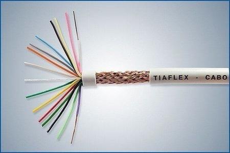 Imagem de Cabo Manga Blindado 26 AWG Tiaflex - 12 metros (Selecione o número de Vias)