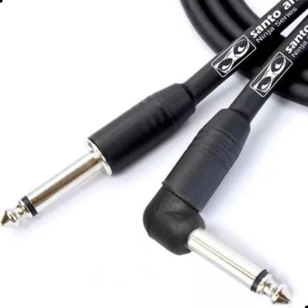 Imagem de Cabo Microfone E Violão Mono Xlr / P10 Balanceado 3 Metros