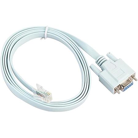 Imagem de Cabo Serial Lan Rj45 Ethernet Rs232 Db9 Fêmea