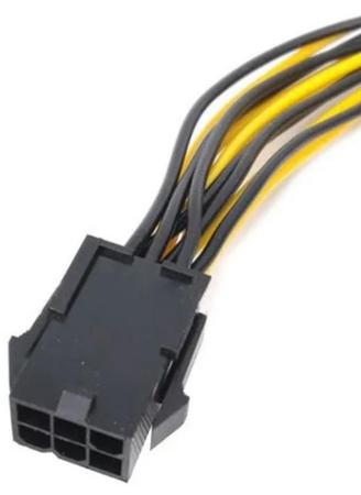 Imagem de Cabo Splitter Y Energia Pci-e 6 Pinos 2x Pci-e 8pin Gpu