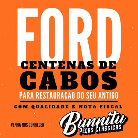 Cabo Traseiro do Freio de Mão Ford F-100 1971 em Diante 76-105 - un Imagem de Cabo Traseiro do Freio de Mão Ford F-100 1971 em Diante 76-105