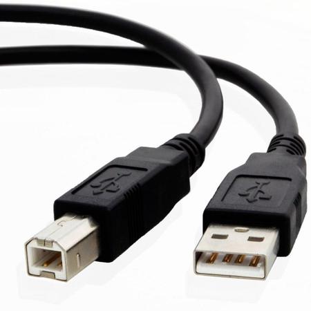 Imagem de CABO USB 2.0 AM x BM 5,0m PRETO PC-USB5001 PLUSCABLE