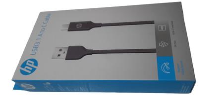 Imagem de Cabo Usb 3.0 Tipo C Hp Dhc-tc101 Carga Full Preto