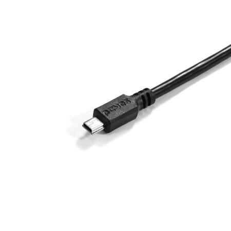 Imagem de Cabo Usb A 2.0 Macho Para Mini Usb B Macho 28awg Puro Cobre 3 Metros - Puanm2-3