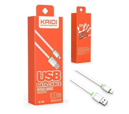 Cabo Usb Carregador Rapido Kaidi Para Iphone 5 5s 6 6s Plus 7 8 X Imagem de Cabo Usb Carregador Rapido Kaidi Para Iphone 5 5s 6 6s Plus 7 8 X