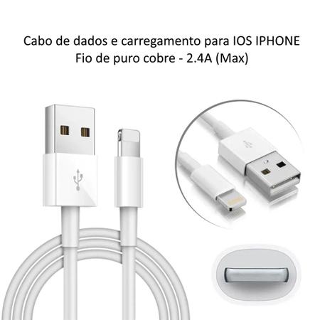 Imagem de Cabo USB para Ligthing Puro Cobre Carga e Dados It Blue Max