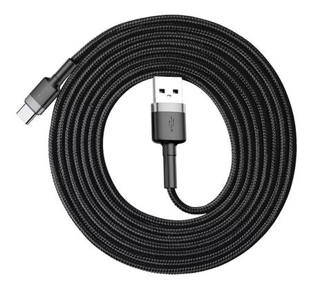 Imagem de Cabo Usb Tipo C Turbo 2 Metros Carga E Dados Reforçado 