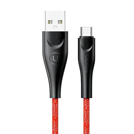 Imagem de Cabo Usb Usams Tipo A Para Usb C Máx 2A 2 Metros Vermelho