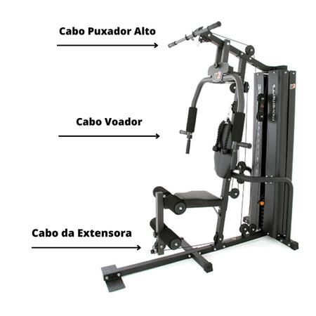 Cabo voador estação w2 movement - Estação de Musculação / Academia para  Casa - Magazine Luiza