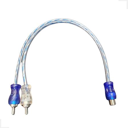 CABO Y RCA 1Femea x 2Macho INJETADO PERMAK 77/E Imagem de CABO Y RCA 1Femea x 2Macho INJETADO PERMAK 77/E