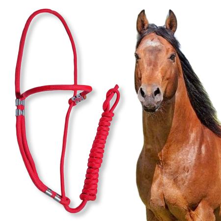 Cabresto Regulável De Corda De Seda Chata Para Cavalos Direto da Fábrica -  Companhia do Cavalo - Treino Funcional - Magazine Luiza