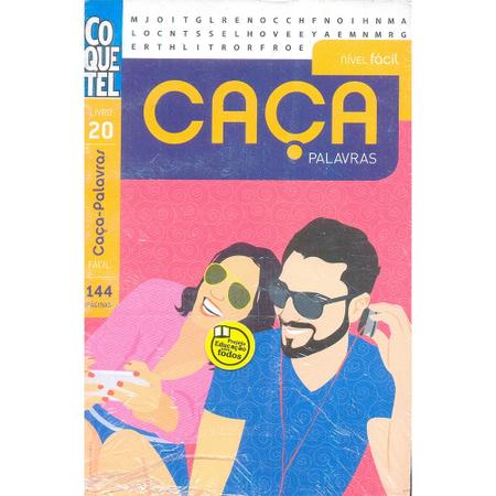 Kit 3 Caça Palavra Coquetel (144 Páginas Cada)