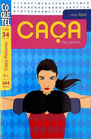 Coquetel: Caça palavras - Livro 34 - Nível fácil