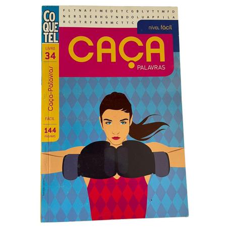 Caça Palavras Livro N34 Fácil Coquetel