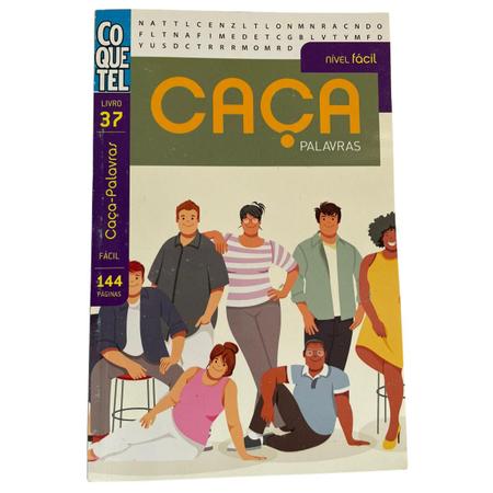 Caça Palavras Livro N34 Fácil Coquetel