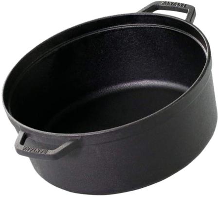 Imagem de Caçarola Cocotte GRANDE 26 Cm Forno Holandês Ferro Fundido Santana