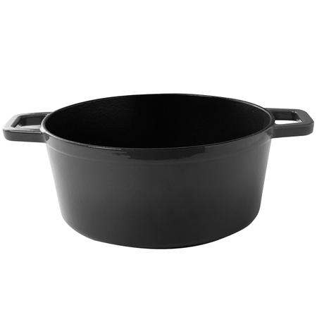 Imagem de Caçarola de Ferro Fundido Indução 26 Cm 4,8 Litros Haus Concept Sauté - Brinox