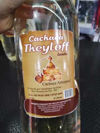 Imagem de Cachaça artesanal theyloff 2 lts - combo 6 garrafas