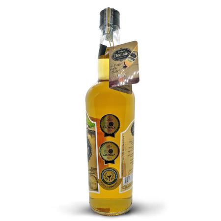 Imagem de Cachaça Decisão Blend Bálsamo e Amburana Ouro 700ml