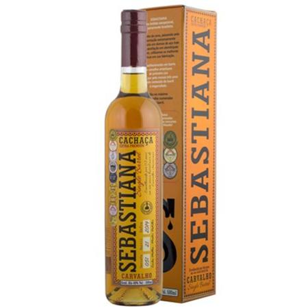 Imagem de Cachaça Sebastiana Carvalho Single Barrel 3 Anos 500ml