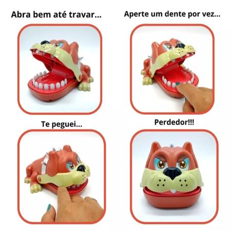 Cachorro Dentista Jogo Infantil de Apertar os dentes - Happy Time - Bonecos  - Magazine Luiza