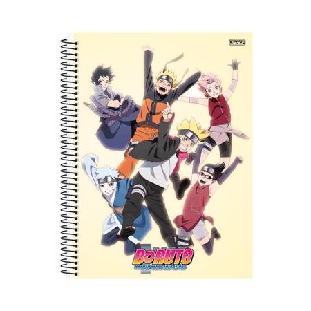 Cad uni 1x1 80fls SD Naruto c/ B/A c/4 - São Domingos - Caderno