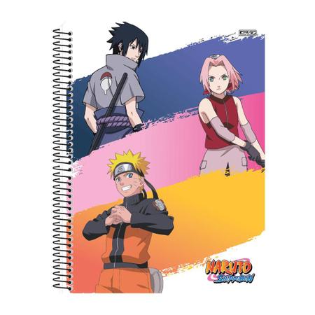 Cad uni 1x1 80fls SD Naruto c/ B/A c/4 - São Domingos - Caderno