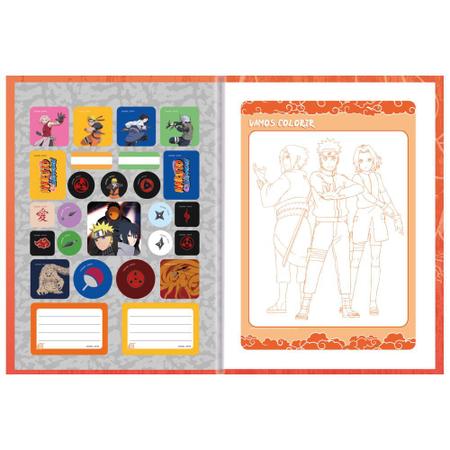 Cad uni broch CD 80fls SD Naruto c/ ad. c/5 - São Domingos - Caderno -  Magazine Luiza