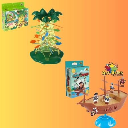 Jogo Cada Macaco No Seu Galho Brinquedo Infantil Pequeno - Art Brink -  Outros Jogos - Magazine Luiza