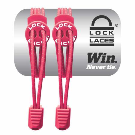 Imagem de Cadarço Elastico Lock Laces Rosa Pink