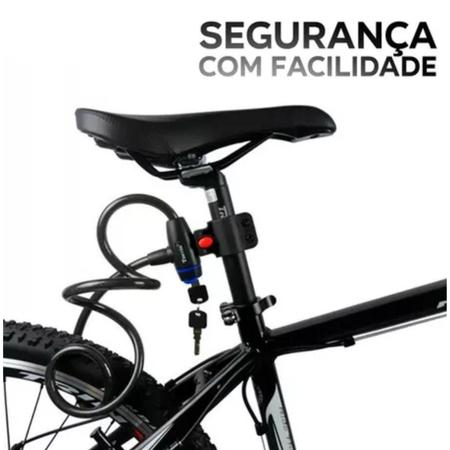 Cadeado De Cabo Reforçado Com Corrente Para Portão - Zonne Imagem de Cadeado De Cabo Reforçado Com Corrente Para Portão