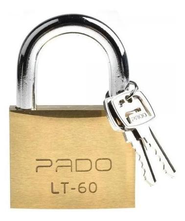 Imagem de Cadeado Pado E-60 em Latão 60 Mm com 2 chaves