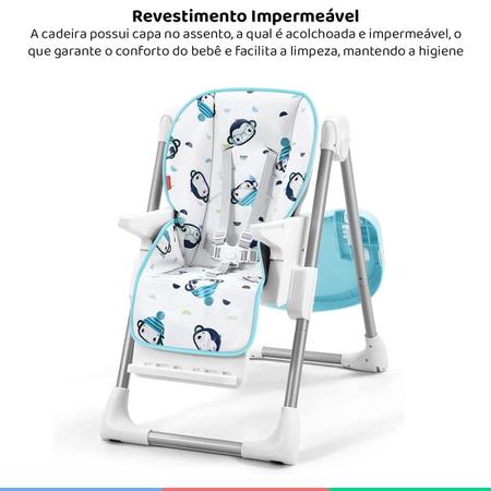 Cadeira Alimentação Refeição Infantil Bebê Até 15kg Ajustavel