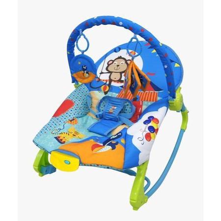 Imagem de Cadeira Bebê Musical Vibratória New Rocker Colorbaby Azul