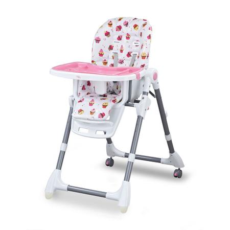Cadeira Cadeirão Alimentação Bebe Infantil Criança Cherry - Baby Style -  Cadeira de Alimentação Alta - Magazine Luiza