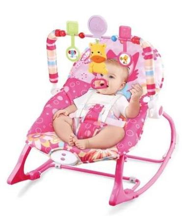 Imagem de Cadeira Cadeirinha Bebê Descanso Vibratória Musical - 18kg